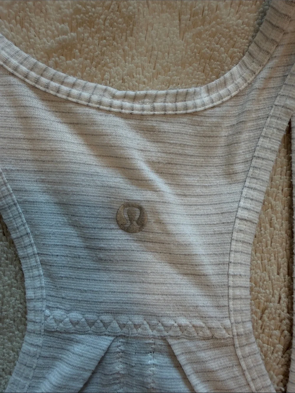 Lululemon White Tank Top Size 4